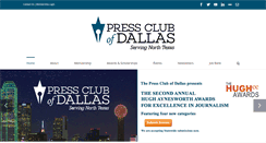 Desktop Screenshot of pressclubdallas.com