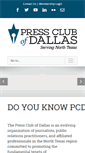 Mobile Screenshot of pressclubdallas.com